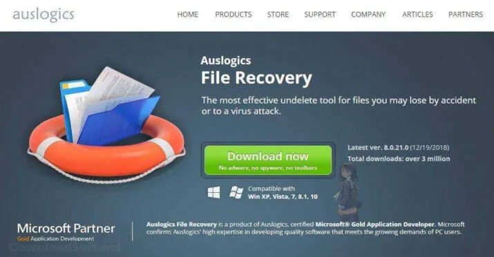 Download Auslogics File Recovery Recover Deleted Files