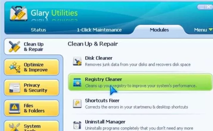 Download Glary Utilities Free Speed Up and Maintenance PC
