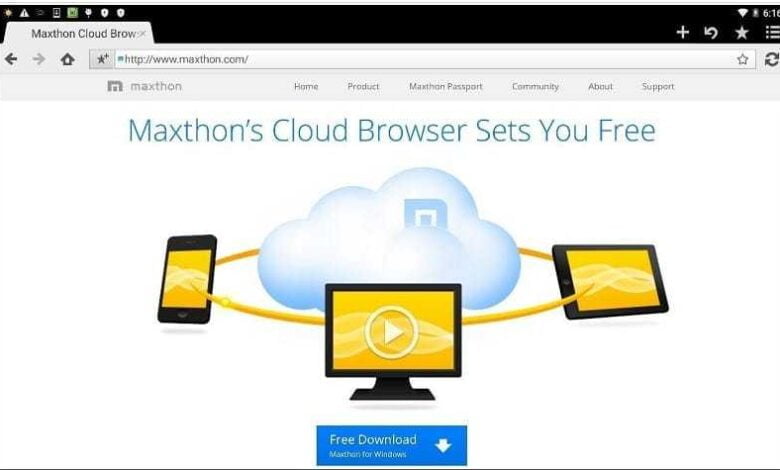Download Maxthon Cloud Browser for PC and Mobile
