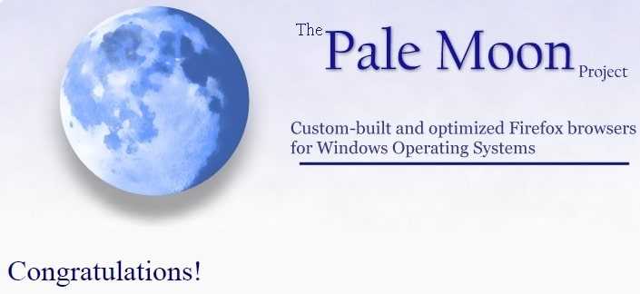 Download Pale Moon Browser Free for Windows, Linux