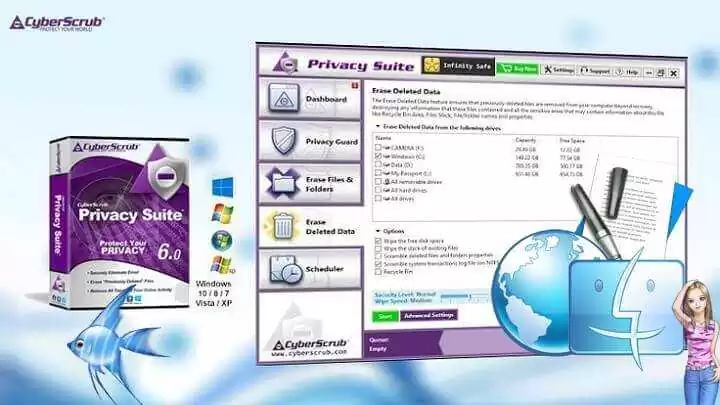 Download CyberScrub Privacy Suite Latest Free Version
