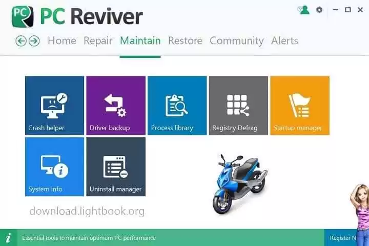 Download PC Reviver Maintenance and Repair PC Problems