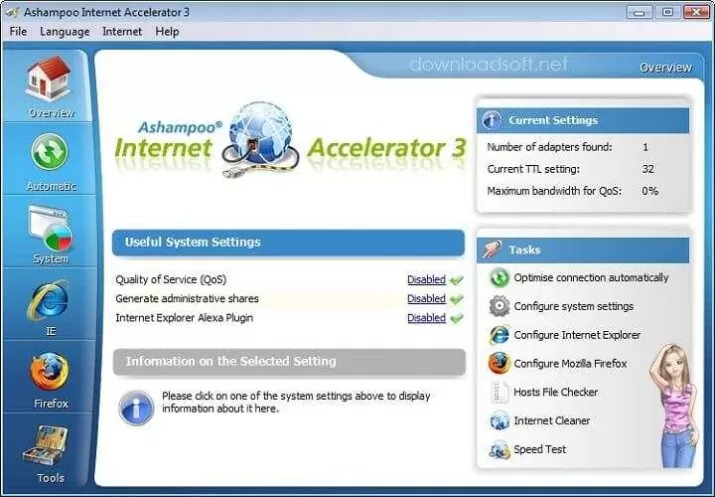 Download Ashampoo Internet Accelerator/ Speed Up Internet