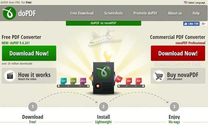 Download doPDF Free PDF Converter 2025 Latest Version