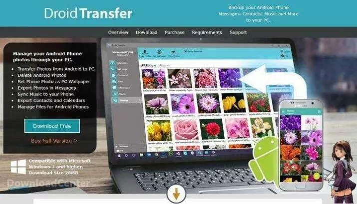Download Droid Transfer SMS and MMS from Android to Your PC