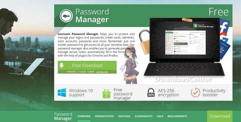 Download Icecream Password Manager Free 2025 for PC