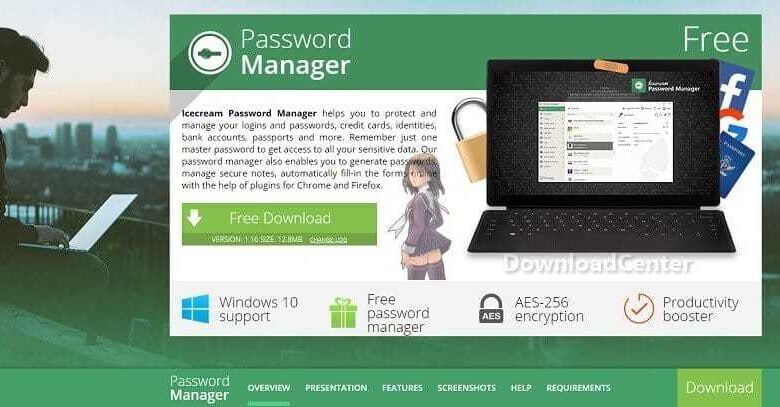 Download Icecream Password Manager to Protect Your Data