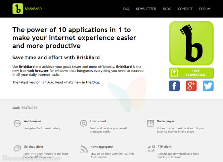  BriskBard Browser Free Download for Windows 7, 8, 10, 11