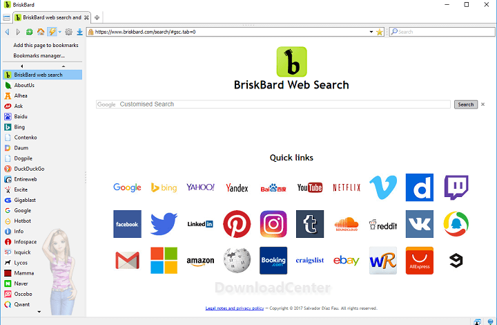 BriskBard Browser Free Download for Windows 7, 8, 10, 11