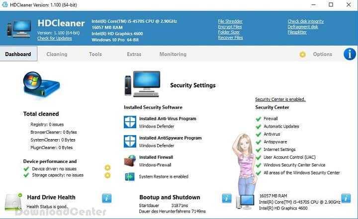 Download HDCleaner Free 2025 Maintain Clean and Speed Up PC