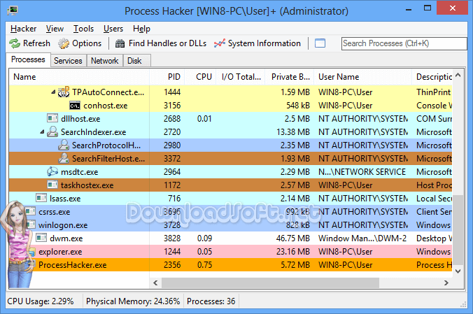 Download Process Hacker - Free Monitor System Resources