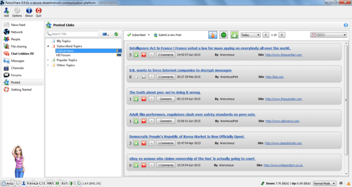 Download RetroShare Download RetroShare - Best Secure Connections With Friends