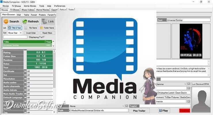 Download Media Companion 2025 to Provide Movie Information