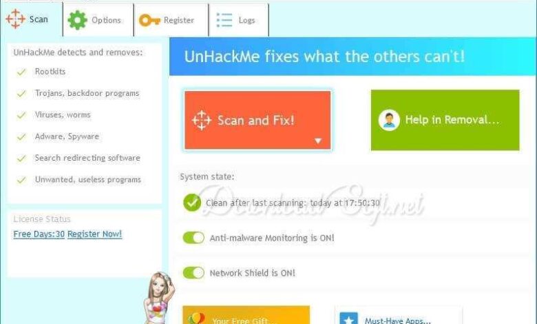 Download UnHackMe Protect Computer from Malware