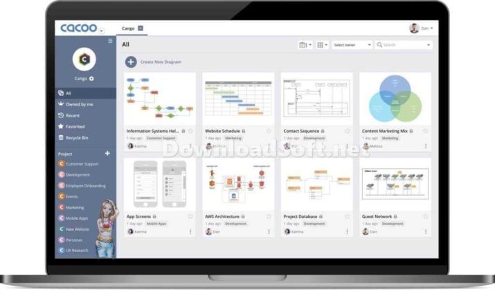 Cacoo Online Diagram Cacoo Online Diagram Cloud-Based 2025 Free for Windows PC