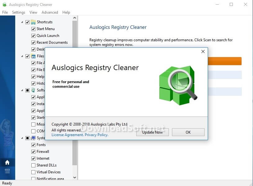 Download Auslogics Registry Cleaner Free for Windows