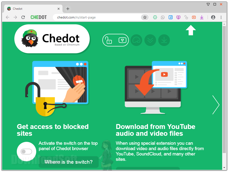 Download Chedot Browser Free for Windows 32/64-bit