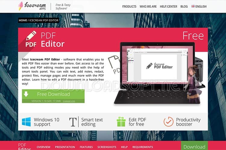 Download IceCream PDF Editor Free 2025 for Windows PC