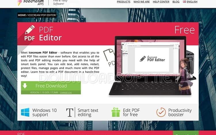 Download IceCream PDF Editor Free for Windows PC