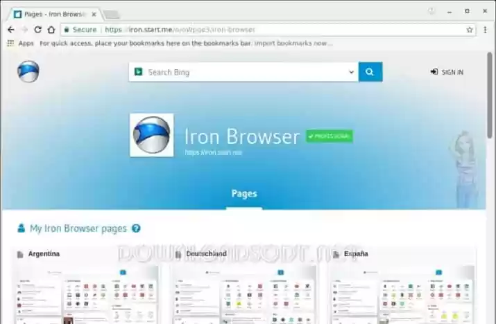 SRWare Iron Browser Free Download Fast and Light