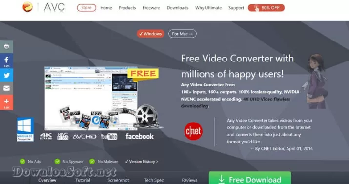 Download Any Video Converter Free for Windows and Mac